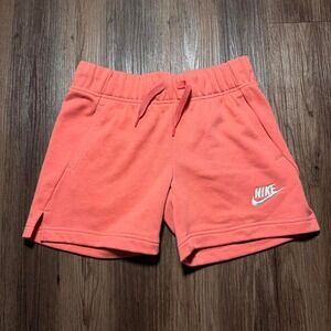 Nike Standard Fit Girls Shorts Coral Pink‎ Athletic Casual Activewear
